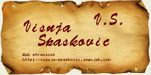 Višnja Spasković vizit kartica
